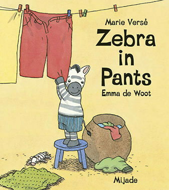 Zebra in pants